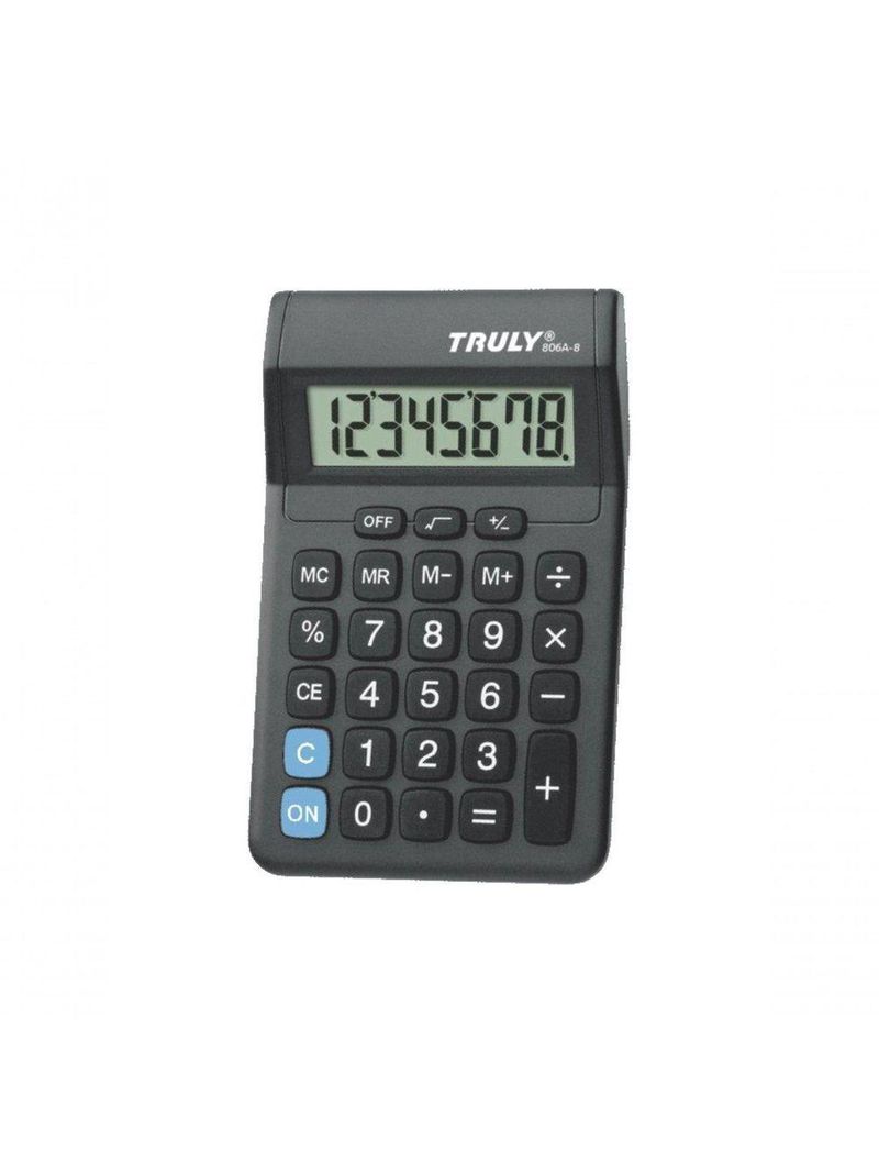 Calculadora De Mesa Truly 806a 8 Digitos