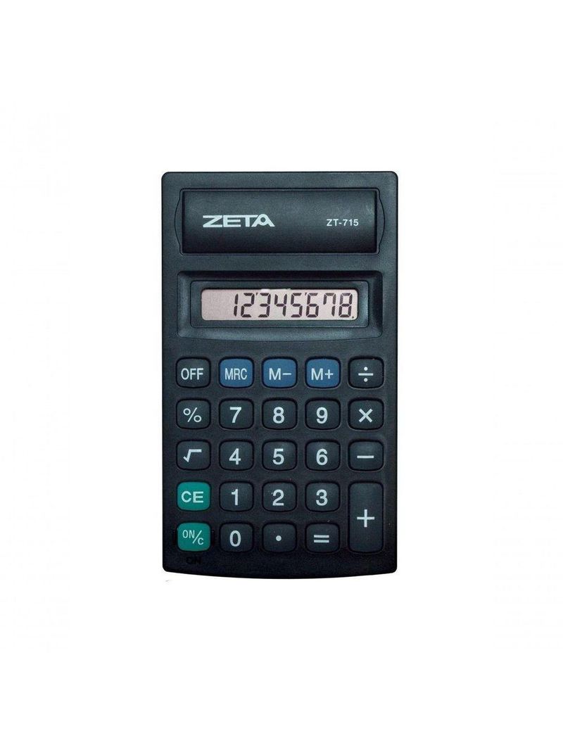 Calculadora Pessoal Zeta Zt715 8 Digitos