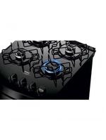 Fogão Consul 4 Bocas com Mesa de Vidro e Grades Individuais Super Estáveis Preto CFO4VBEUNA Bivolt