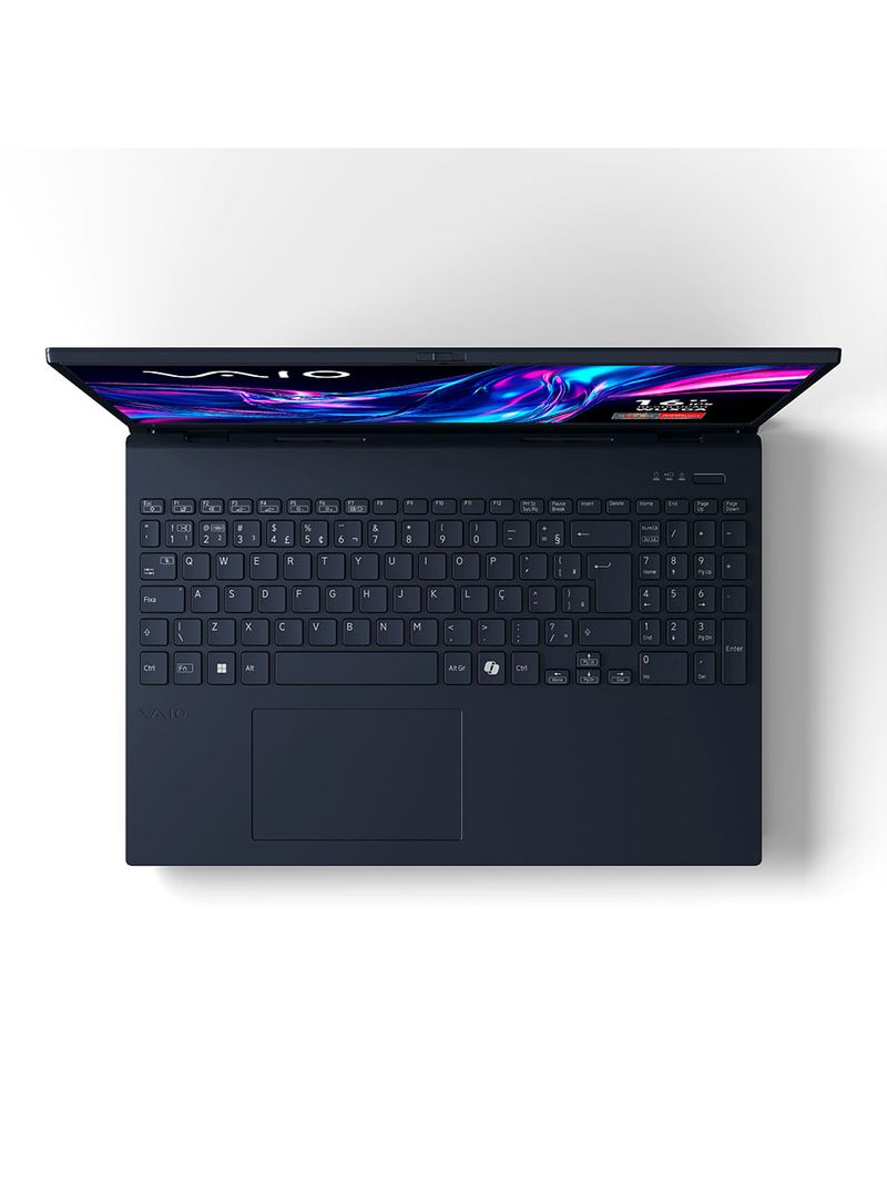 Notebook VAIO FE16 AMD® Ryzen 7-5825U Linux 24GB RAM 512GB SSD 16" IPS WUXGA Antirreflexo - Cinza Grafite