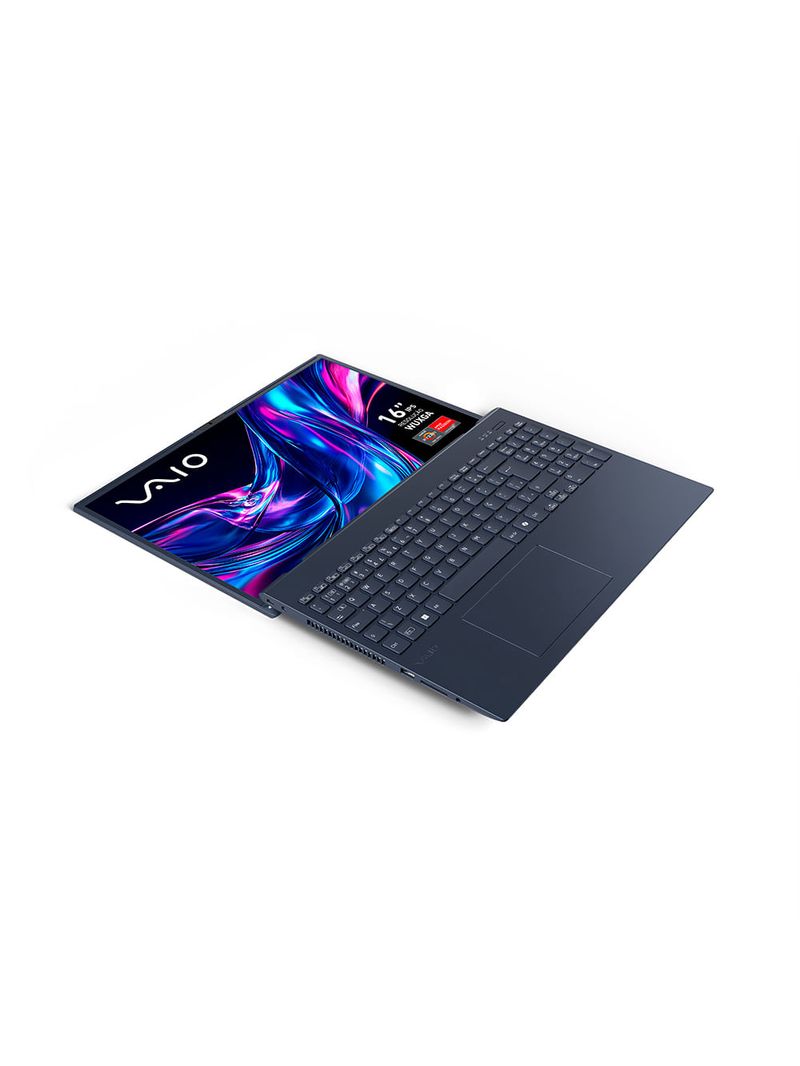 Notebook VAIO FE16 AMD® Ryzen 7-5825U Linux 8GB RAM 256GB SSD 16" IPS WUXGA Antirreflexo - Cinza Grafite