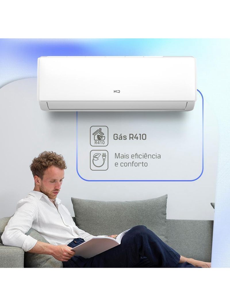 Ar Condicionado Split HQ Hi Wall 9000 BTUS Frio Monofásico Branco VOHT9KCO4S2S13 220V