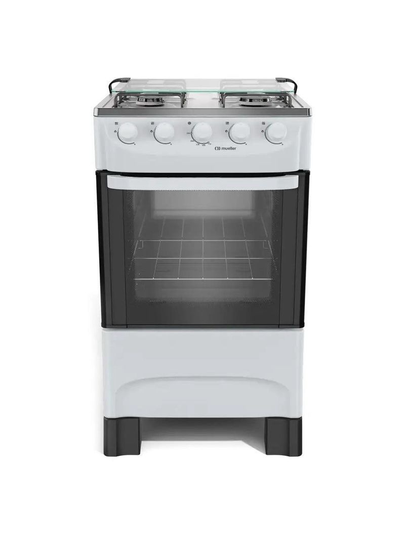 Fogão Mueller 4 Bocas Branco MFI4BA Bivolt
