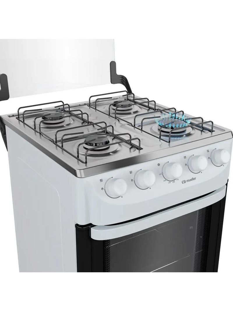 Fogão Mueller 4 Bocas Branco MFI4BA Bivolt