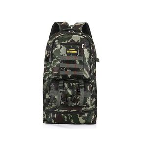Mochila Resistente Impermeavel Camuflada Grande 5 Bolsos Camping Trilha Aventura Viagem