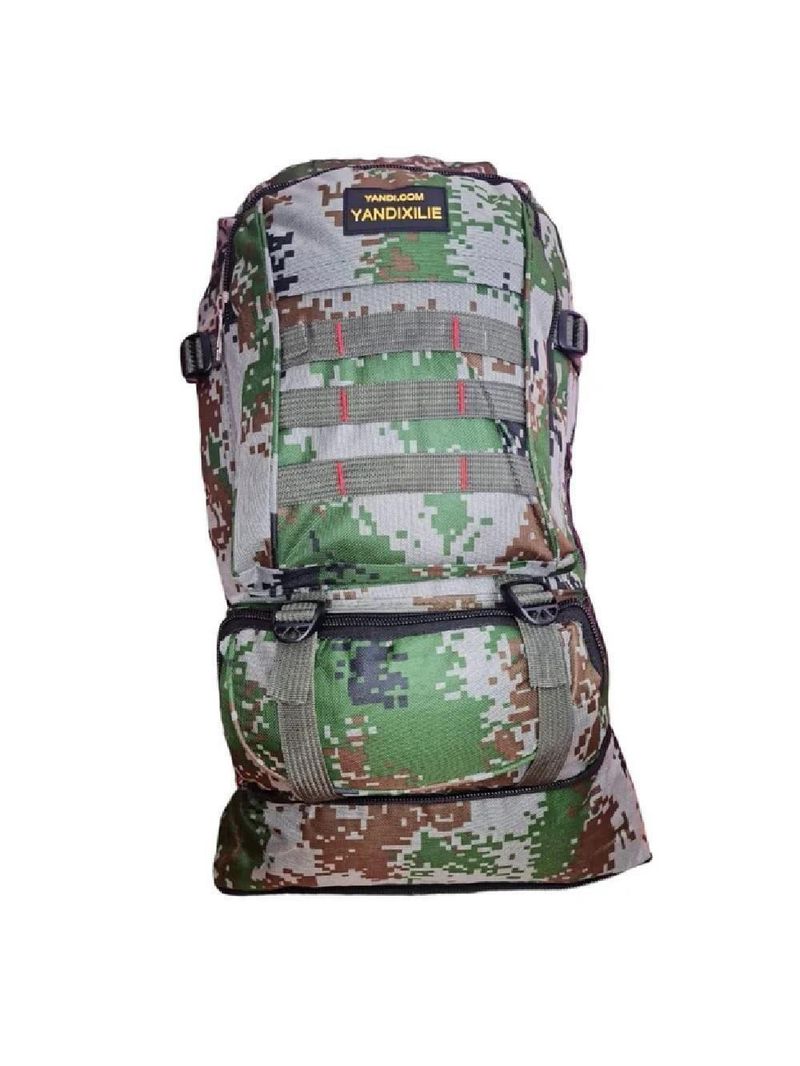 Mochila Resistente Impermeavel Camuflada Grande 5 Bolsos Camping Trilha Aventura Viagem