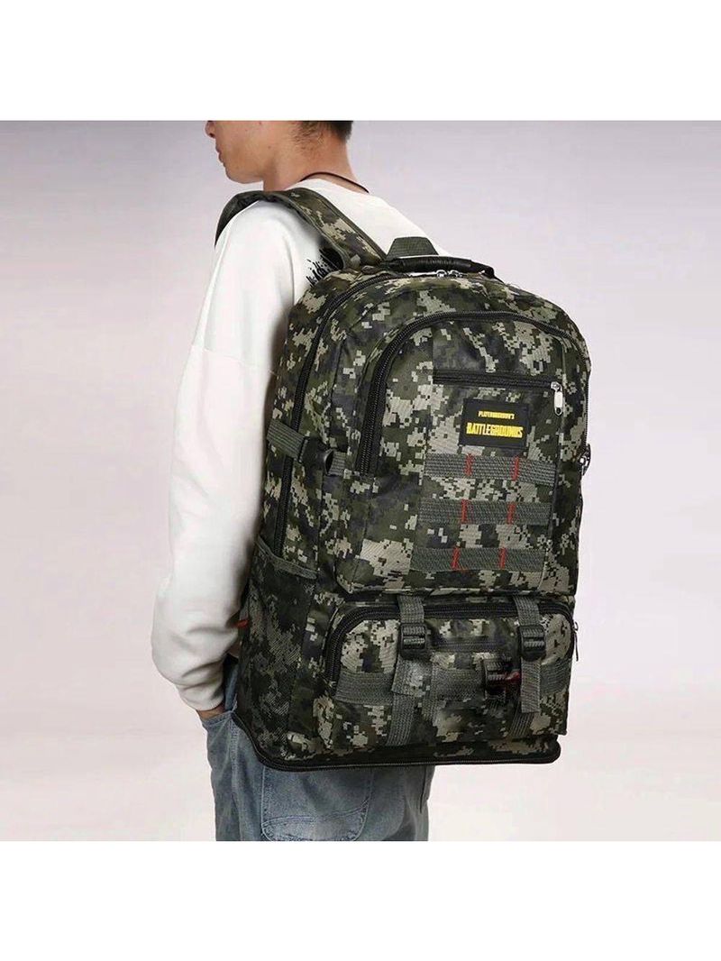 Mochila Resistente Impermeavel Camuflada Grande 5 Bolsos Camping Trilha Aventura Viagem