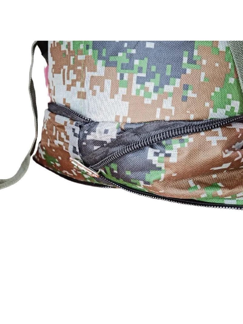 Mochila Resistente Impermeavel Camuflada Grande 5 Bolsos Camping Trilha Aventura Viagem