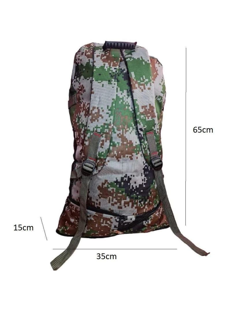 Mochila Resistente Impermeavel Camuflada Grande 5 Bolsos Camping Trilha Aventura Viagem