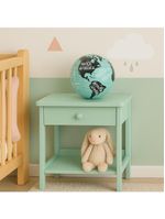 Globo Terrestre Luminaria Decorativa Mapa Mundi Iluminacao Led E Movimento Automatico Escritorio