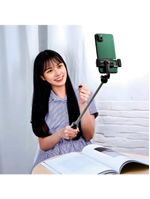 Bastão De Selfie Com Tripé Para Celular Com Controle Dispara