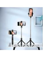 Bastão De Selfie Com Tripé Para Celular Com Controle Dispara