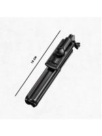 Bastão De Selfie Com Tripé Para Celular Com Controle Dispara