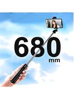 Bastão De Selfie Com Tripé Para Celular Com Controle Dispara