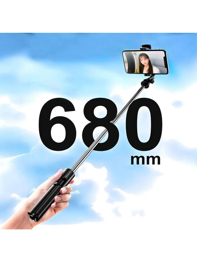 Bastão De Selfie Com Tripé Para Celular Com Controle Dispara