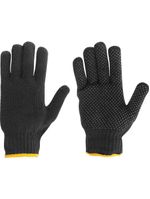 Luva Malha 3 Fios Lmv 3 Preta Pigmentada Com 06 Pares Vonder