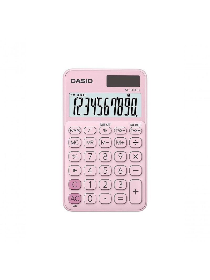 Calculadora De Bolso 10 Digitos Rosa - Sl-310uc-pk