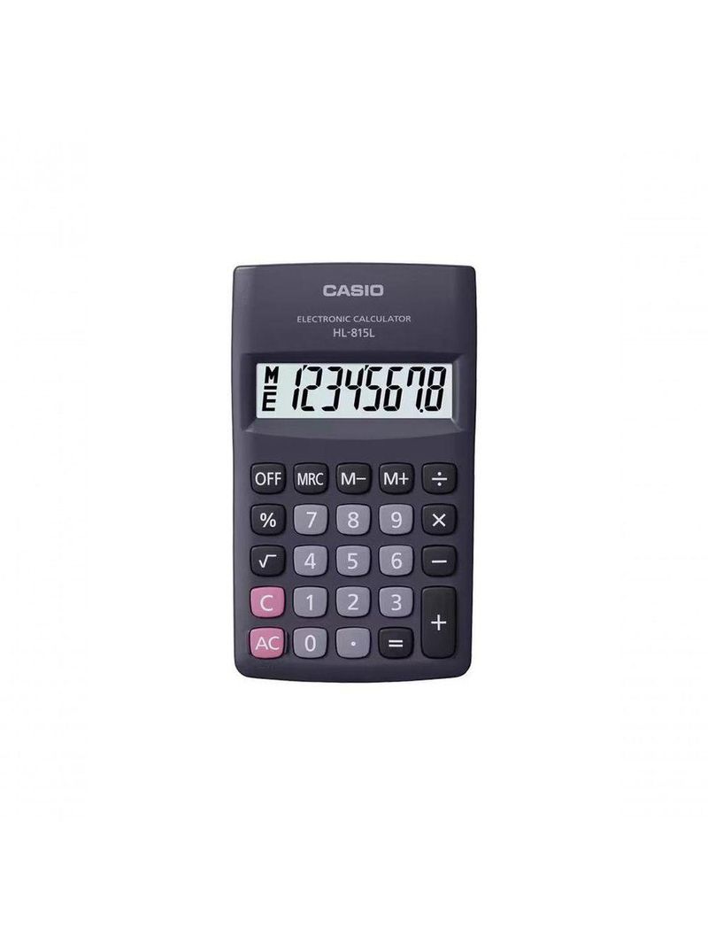 Calculadora De Bolso 8 Dígitos Preta - Hl-815l-bk