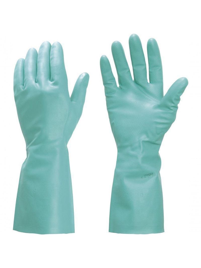 Luva Nitrílica Xg Verde Com Forro Ca17164 Vonder