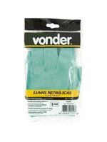 Luva Nitrílica M Verde Com Forro Ca 17164 Vonder