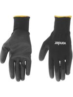 Luva Poliéster Helanca Xg Preto Palma Pu Ca30909 - Vonder