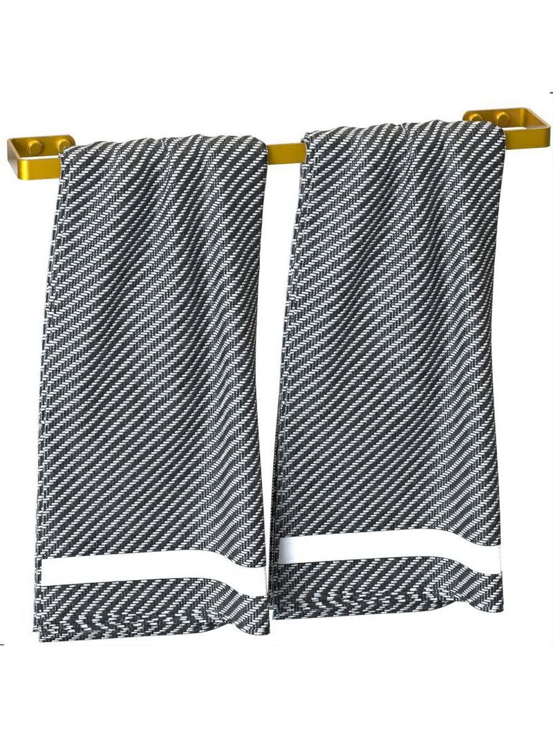 Porta Toalha De Banho Para Banheiro Dourado Plus