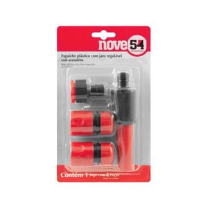 Esguicho Plástico Jato Regulável - Nove54