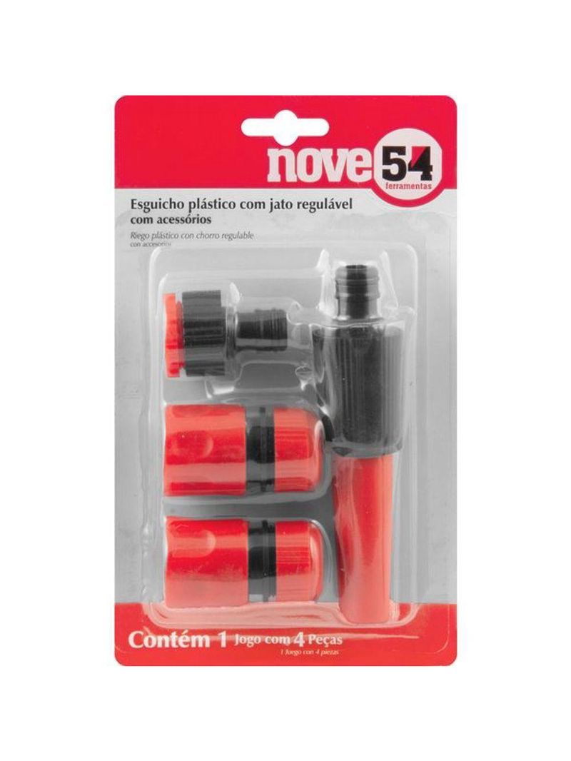Esguicho Plástico Jato Regulável - Nove54