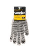 Luva Malha 3 Fios Lmv 3 Branca Pigmentada Encartelada Vonder