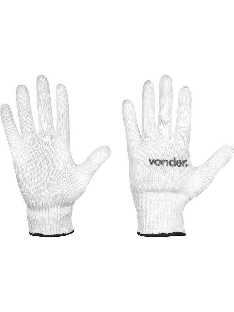 Luva De Helanca Branca Encartelada Vonder