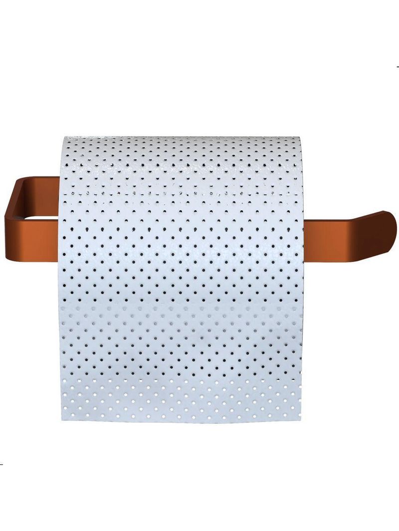 Suporte Porta Papel Higiênico De Parede Rose Gold Plus