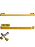 Kit Acessórios Para Banheiro Dourado 5 Peças Plus