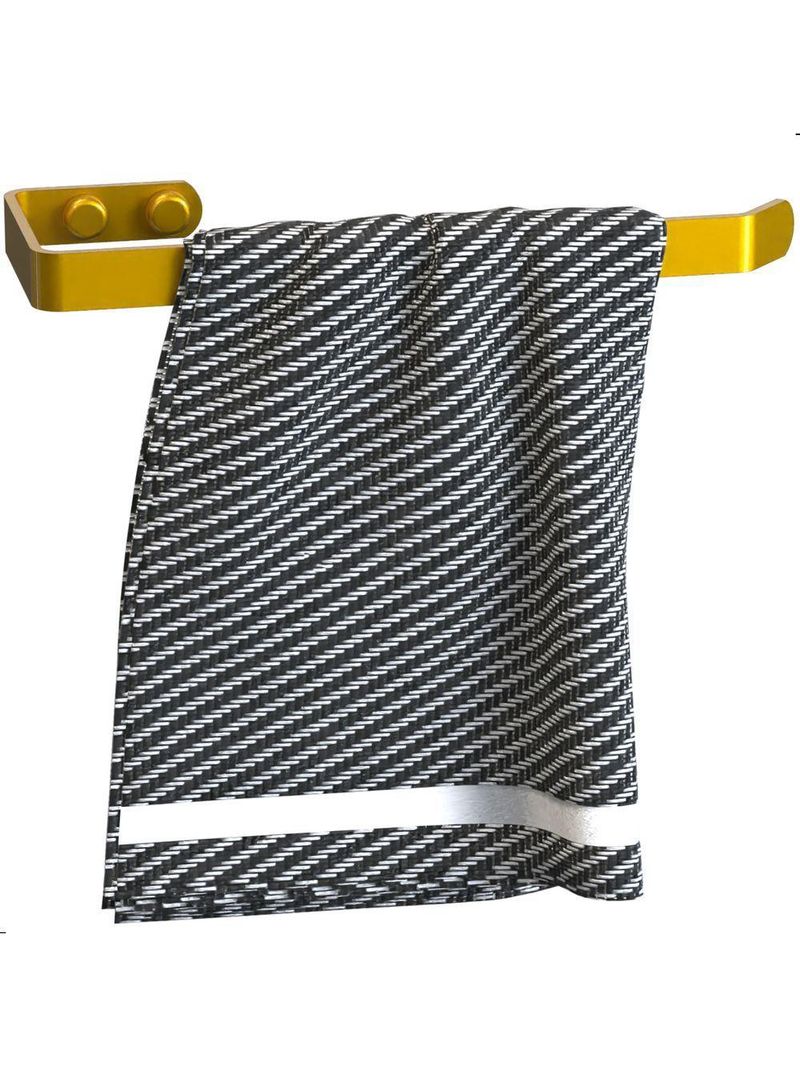 Porta Toalha De Rosto Para Banheiro Dourado Plus