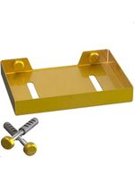 Porta Sabonete Para Banheiro De Parede Dourado Plus