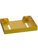 Porta Sabonete Para Banheiro De Parede Dourado Plus