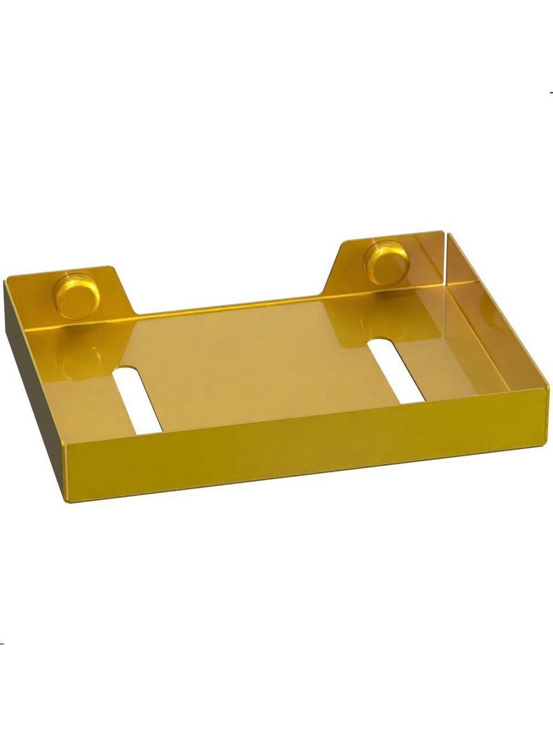 Porta Sabonete Para Banheiro De Parede Dourado Plus