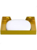 Porta Sabonete Para Banheiro De Parede Dourado Plus
