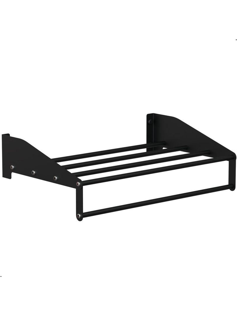 Suporte Para Toalha De Banho Toalheiro Hotel Pretotallin