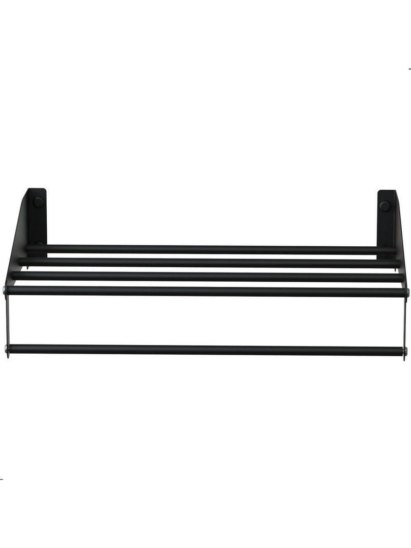 Suporte Para Toalha De Banho Toalheiro Hotel Pretotallin