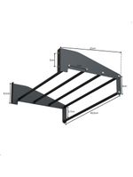 Suporte Para Toalha De Banho Toalheiro Hotel Pretotallin