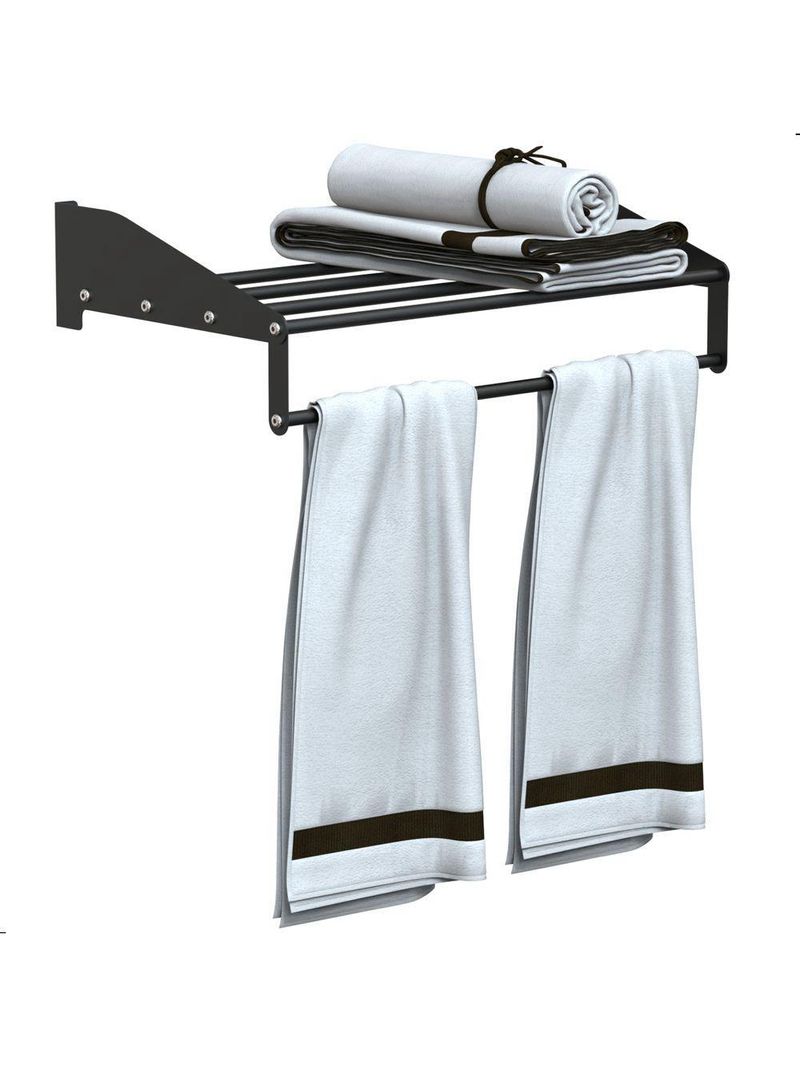 Suporte Para Toalha De Banho Toalheiro Hotel Pretotallin
