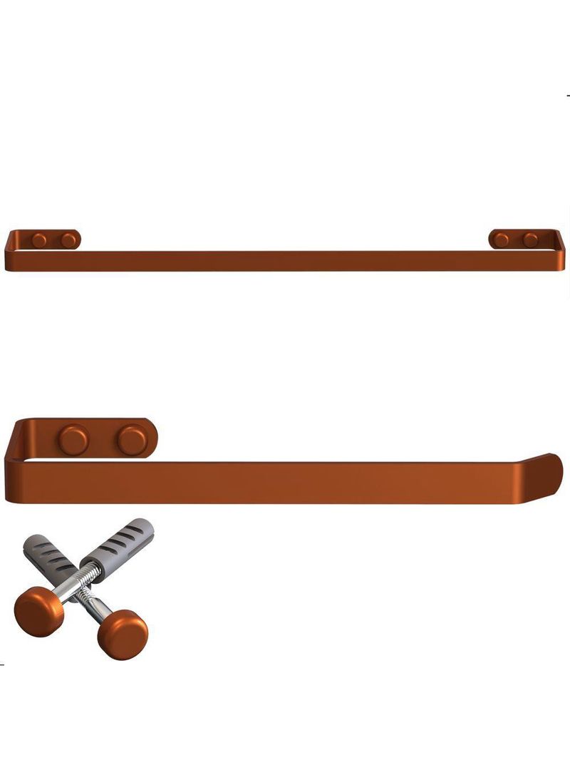 Kit Acessórios Para Banheiro Rose Gold 6 Peças Plus