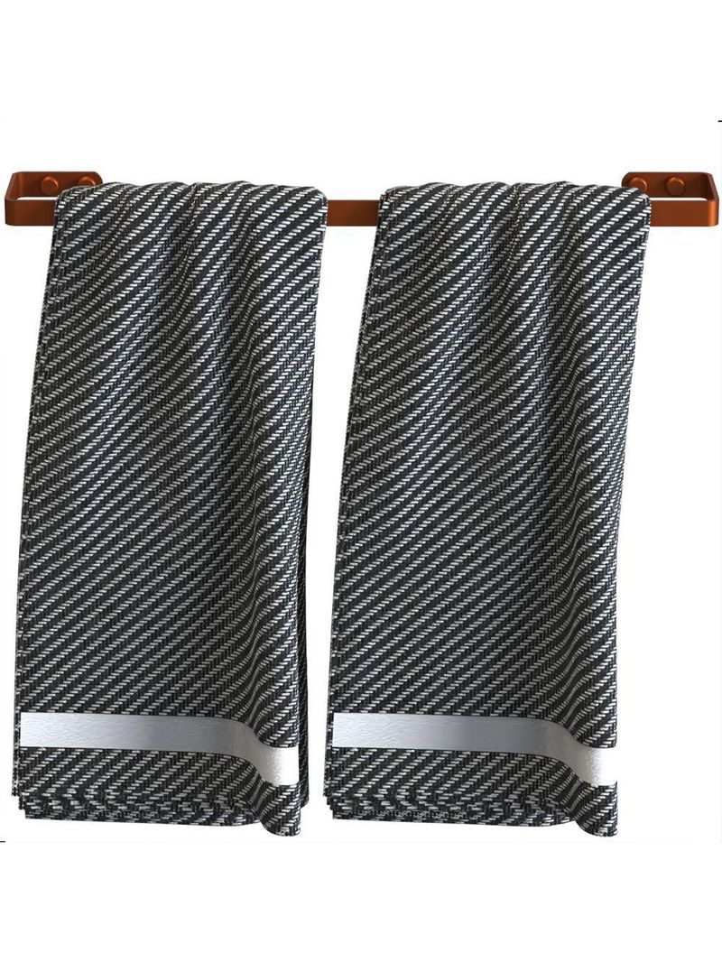 Porta Toalha De Banho Para Banheiro Rose Gold Plus