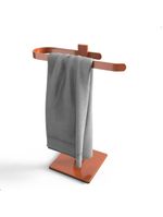 Toalheiro Banheiro Porta Toalha Lavabo Bancada Rose Gold