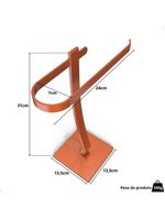 Toalheiro Banheiro Porta Toalha Lavabo Bancada Rose Gold