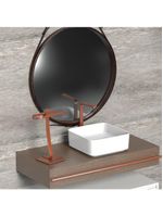 Toalheiro Banheiro Porta Toalha Lavabo Bancada Rose Gold