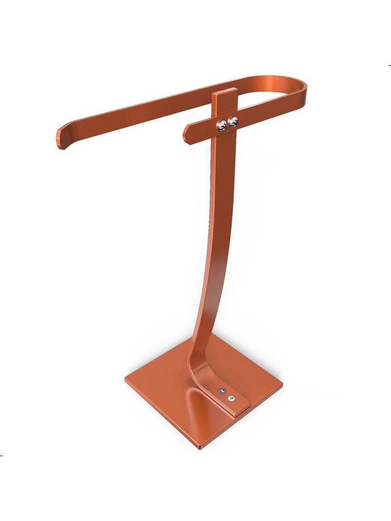 Toalheiro Banheiro Porta Toalha Lavabo Bancada Rose Gold