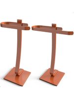 Porta Papel Higiênico De Chão E Toalha Lavabo Rose Golds