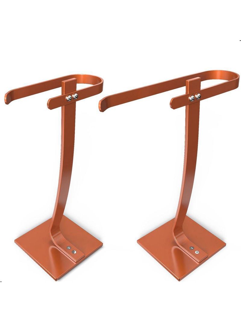 Porta Papel Higiênico De Chão E Toalha Lavabo Rose Golds