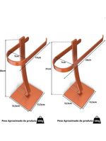 Porta Papel Higiênico De Chão E Toalha Lavabo Rose Golds